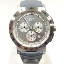 Porsche Design Driver's Selection Watch 911 Sport Classic Silver Chronograph