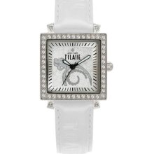 Prima Classe Women's PCD 949S/BB Square Stainless Steel Swarovski ...