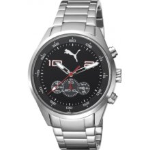PU102451006 Puma Counter Chrono Silver Watch