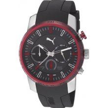 PU103051003 Puma Essence Chrono Silver Black Watch