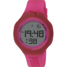 PU910801025 Puma Loop Transparent Pink Digital Chronograph Watch