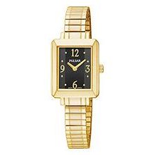 Pulsar Petite Expansion Band Black Dial Women's Watch #PTA436