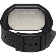 Puma Cardiac Ii Unisex Digital Watch With Lcd Dial Digital Display And Black Plastic Or Pu Strap Pu910501004