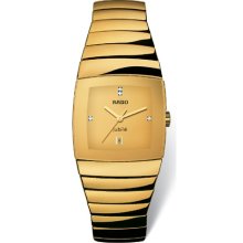 Rado Sintra Gold Ceramic Mens Watch R13774702