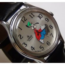 Rare Seiko Goofy Backwards Running Silver Watch