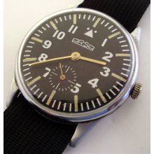 Rare Swiss Wristwatch Arsa Aviator 619