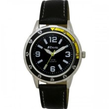 Ravel Boy's Quartz Watch With Black Dial Analogue Display And Black Plastic Or Pu Strap R5-3.9B