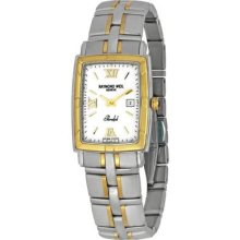 Raymond Weil Men's 9340-stg-00307 Parsifal White Textured Dial Watch