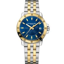 Raymond Weil Men's Tango Blue Dial Watch 5599-STP-50001