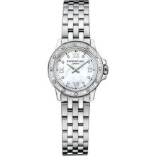 Raymond Weil Tango Mother of Pearl Diamond Dial Ladies Watch 5799 ...