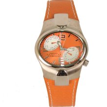 Reaction Watch RK2190 Ladies Orange Dial, Orange Leather Strap and G