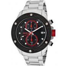 Red Line Men's Carbon Brake Chronograph Black Dial Stainless Steel