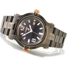 Renato Men's T-Rex Swiss Quartz Stainless Steel Bracelet Watch