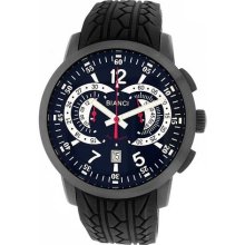 Roberto Bianci Men's Pro Racing Chronograph Gun Plated Watch with ...