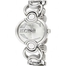 Roberto Cavalli Just Cavalli Women's Decor Silver Dial R7253189515 Watch