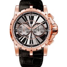 Roger Dubuis Excalibur 42mm Pink Gold Chronograph Watch