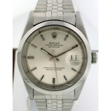 Rolex Datejust 36mm Stainless Steel Vintage 1967 Automatic With Date Watch.