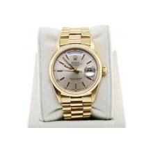 Rolex Day-Date 18K YG Presidential 18038 single Quickset Gents Watch