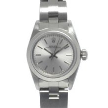 Rolex Lady Oyster Perpetual Ladies Watch 67180 Silver Dial