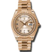 Rolex Oyster Perpetual 41mm Day-Date II President 218235 CHCRPp men's watch