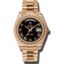Rolex Oyster Perpetual 41mm Day-Date II President 218235 bkip men's watch