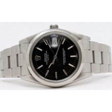 Rolex Oyster Perpetual Date Quick Set Self-winding Stainless Steel Men's Watch
