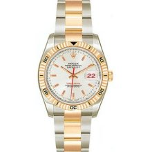 Rolex Oyster Perpetual Datejust Two-Tone Mens Watch 116261-SSO