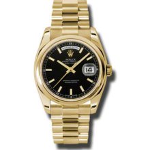 Rolex Oyster Perpetual Day-Date 118208 BKSO MEN'S WATCH