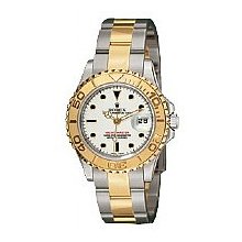 Rolex Oyster Perpetual Lady Yachtmaster 18k Yellow Gold and Stainless Steel Unworn White Dial