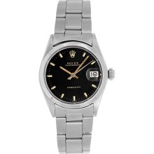 Rolex Vintage Oysterdate 29mm Ladies Stainless Steel Watch 6466