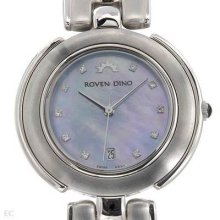 Roven Dino Swiss Movement Diamond Ladies Watch Centurion Silver/silver