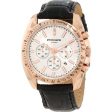 Rudiger R1000-09-001l Dresden Silver Dial Rose Gold Chronograph Watch