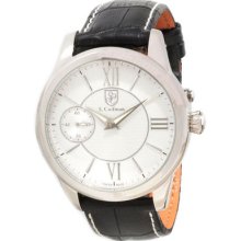 S.coifman Sc0075 Swiss Mechanical Ss Case Leather Strap Mens Watch
