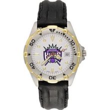 Sacramento Kings All Star Mens Leather Strap Watch
