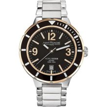 Saint Honore Men's 862110 6NPIR Haussman Paris Brushed and Polish ...