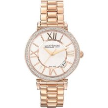 Saint Honore Women's 766112 8YRR Opera Rose Gold PVD Mother-Of-Pe ...