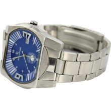 Sam Cafasso Sam Cafasso Men Watch In Blue Dial Stainless Steel Bracelet