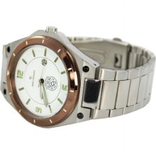 Sam Cafasso Sam Cafasso Men Watch In White Dial Stainless Steel Bracelet