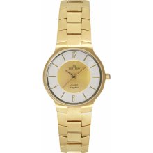 Sartego Men's Gold Tone Seville Dress Watch Gold Dial SVQ222