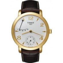 Sculpture Men's Silver Mechanical Gold Watch