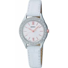 Seiko 3-Hand with Swarovski Crystals Women's watch #SXGP35