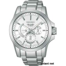 Seiko Brightz Ananta Mechanical White Saec009 Men's Watch