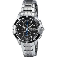 Seiko Coutura Chronograph Stainless Steel Mens Watch SNAF11