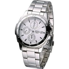 Seiko Men Chrono Japan Mvt Steel Sndb33p1 Sndb33 Price Reduced Save $$$$