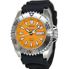 Seiko Men's Seiko Sports Automatic Orange Dial SNZG49