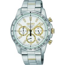 Seiko Neo Sports Ssb029p1 Chronograph Men's Watch 2 Years Warranty