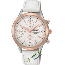 Seiko Quartz Chronograph SNDY42P2 SNDY42 SNDY42P Womens Watch