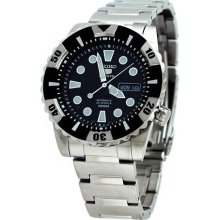 Seiko SNZJ13 Mens Watch Stainless Steel Seiko 5 Sports Automatic Black