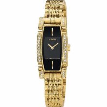 Seiko Tressia Goldtone Diamond Ladies Watch