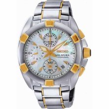 Seiko Velatura Chronograph Diamond Ladies Watch SNDZ40 ...